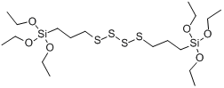 CAS:40372-72-3_雙-[3-(三乙氧基硅)丙基]-四硫化物的分子結構